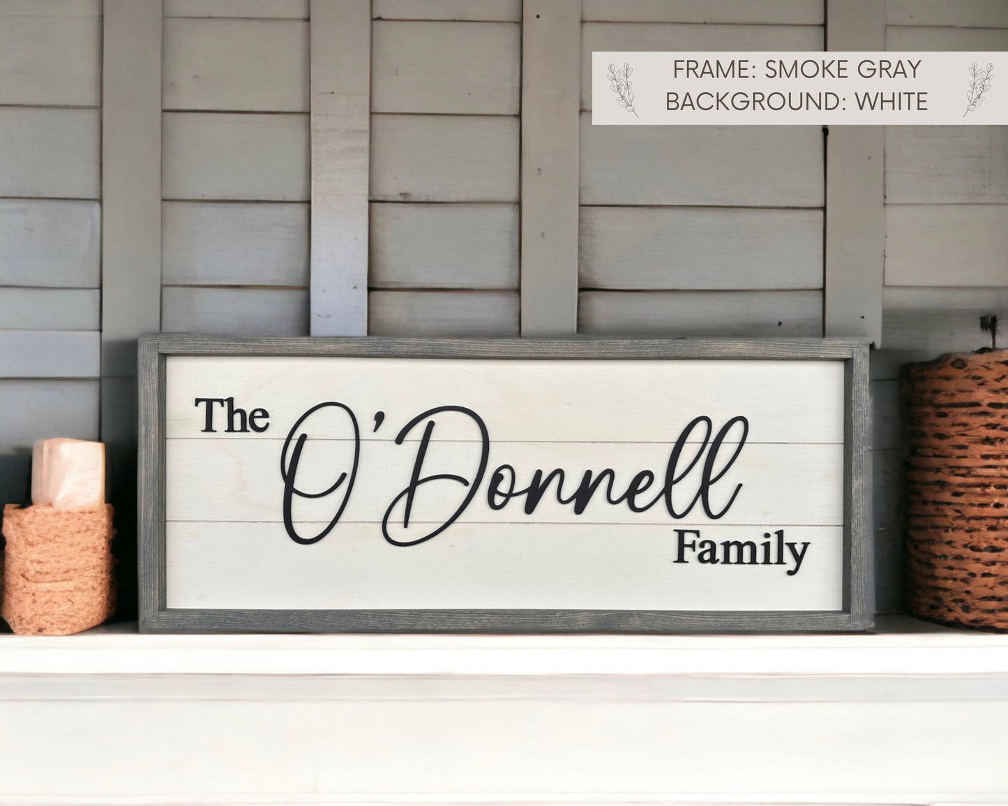 Custom Family Name Sign