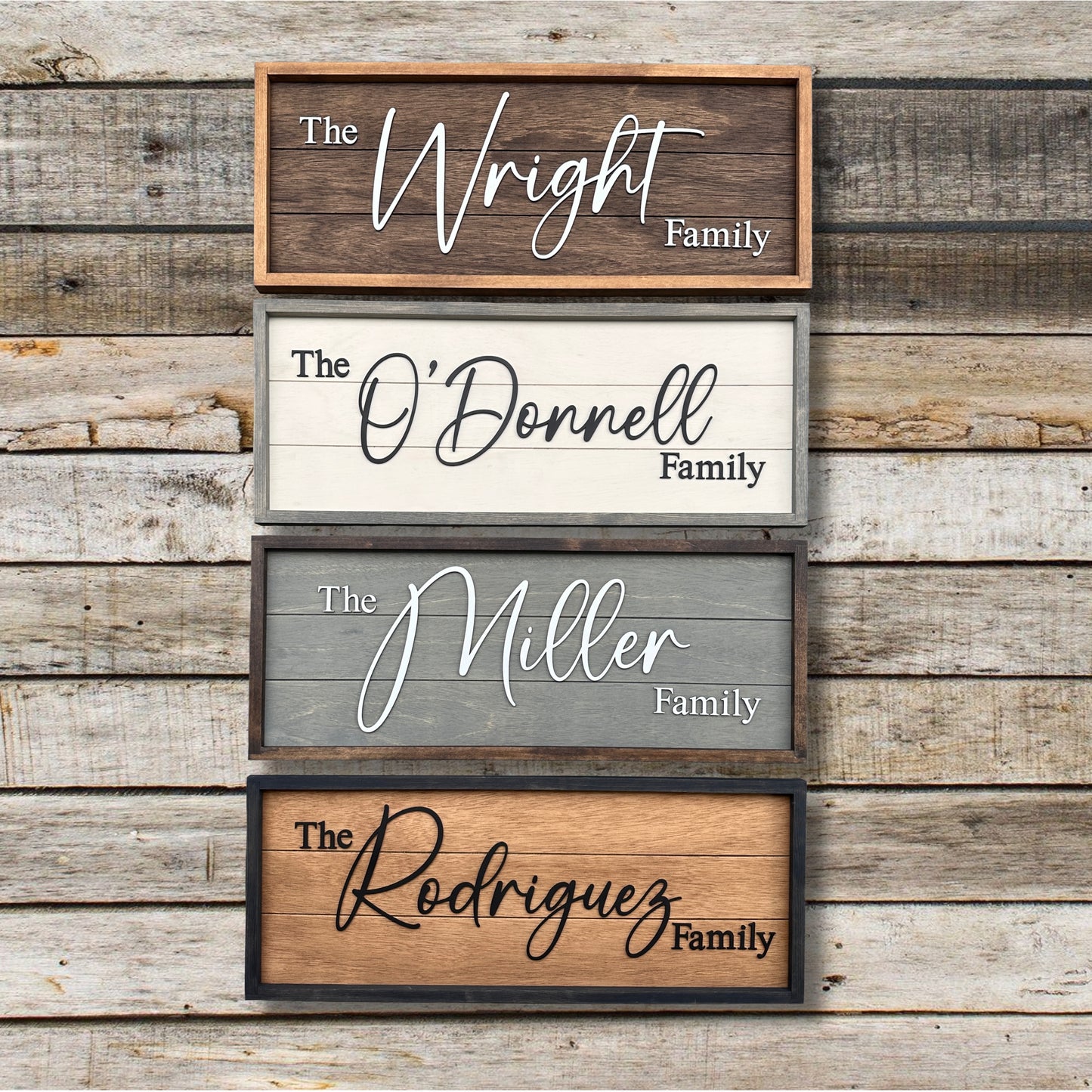 Custom Family Name Sign