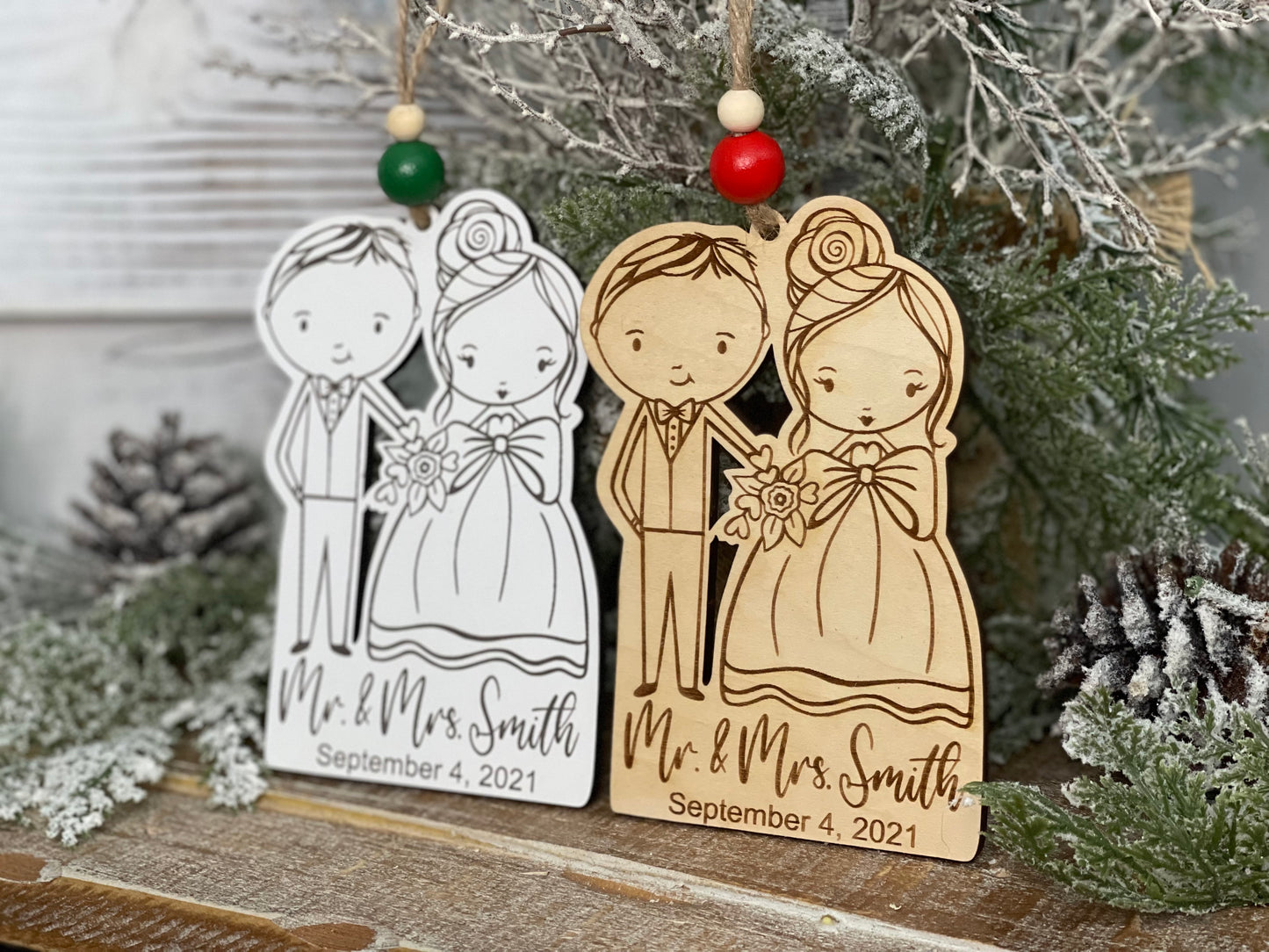 Bride & Groom Ornament