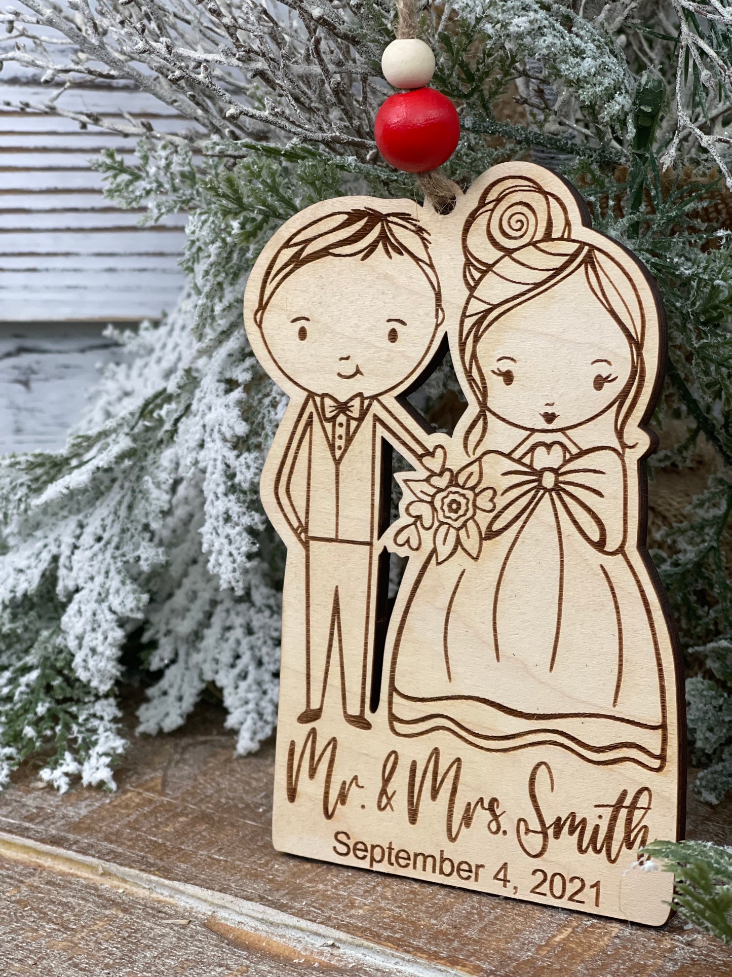 Bride & Groom Ornament
