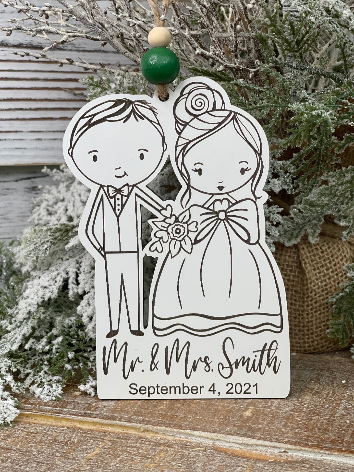 Bride & Groom Ornament