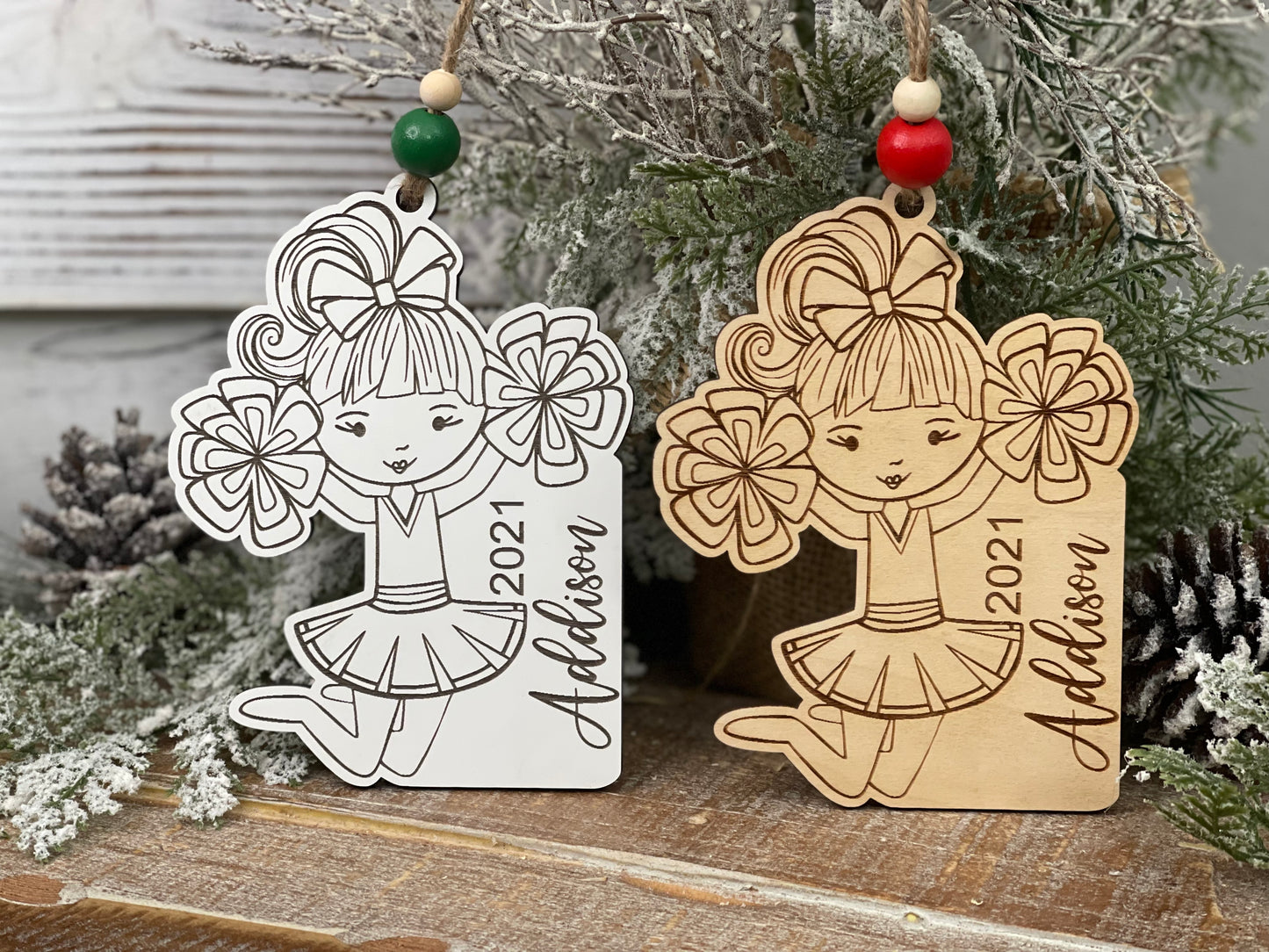 Cheerleader Ornament