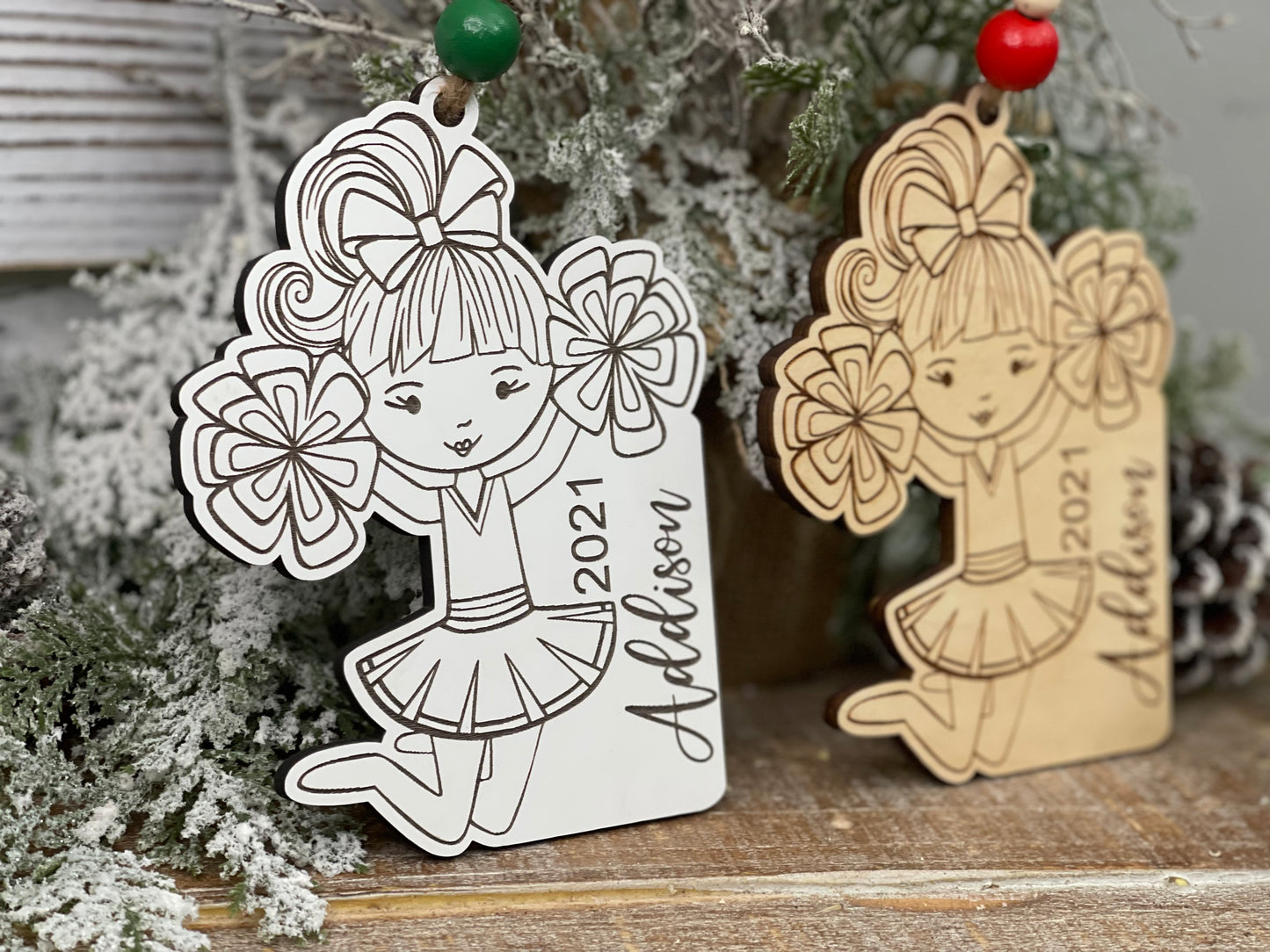 Cheerleader Ornament