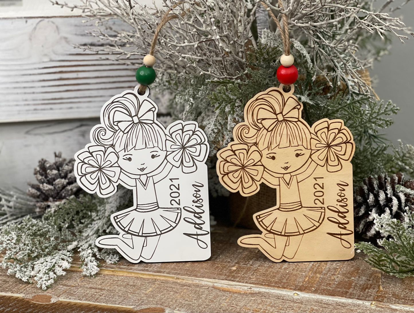 Cheerleader Ornament