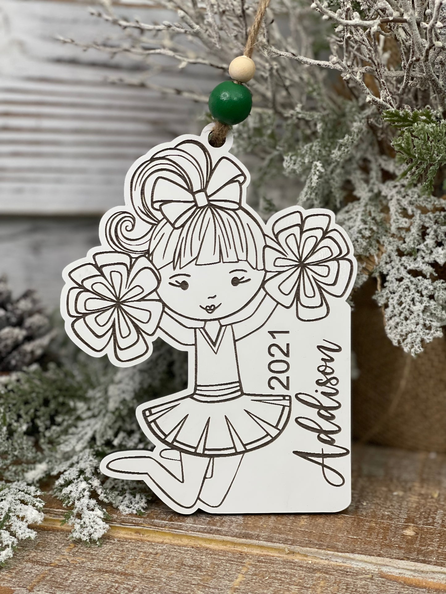 Cheerleader Ornament