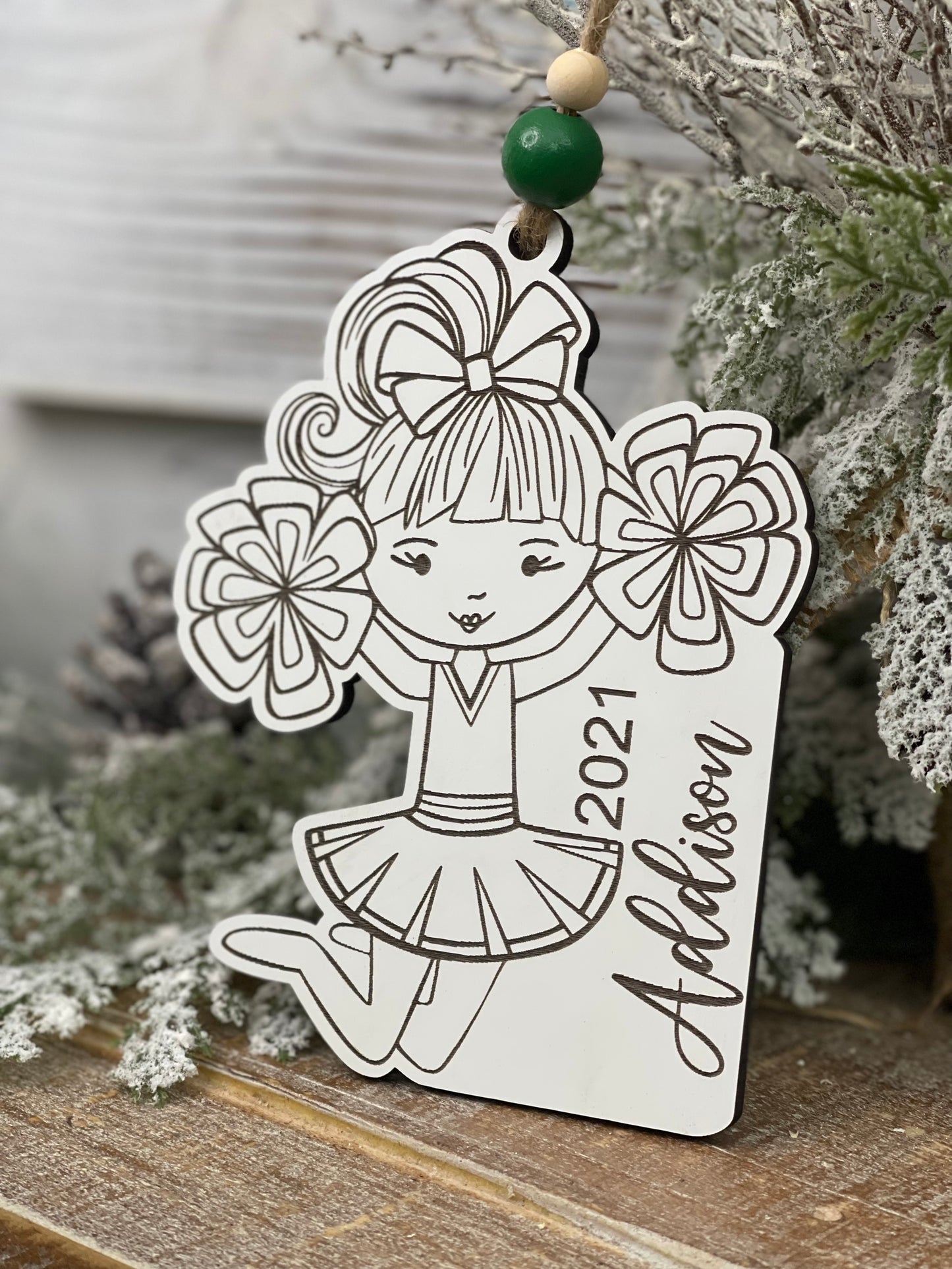 Cheerleader Ornament