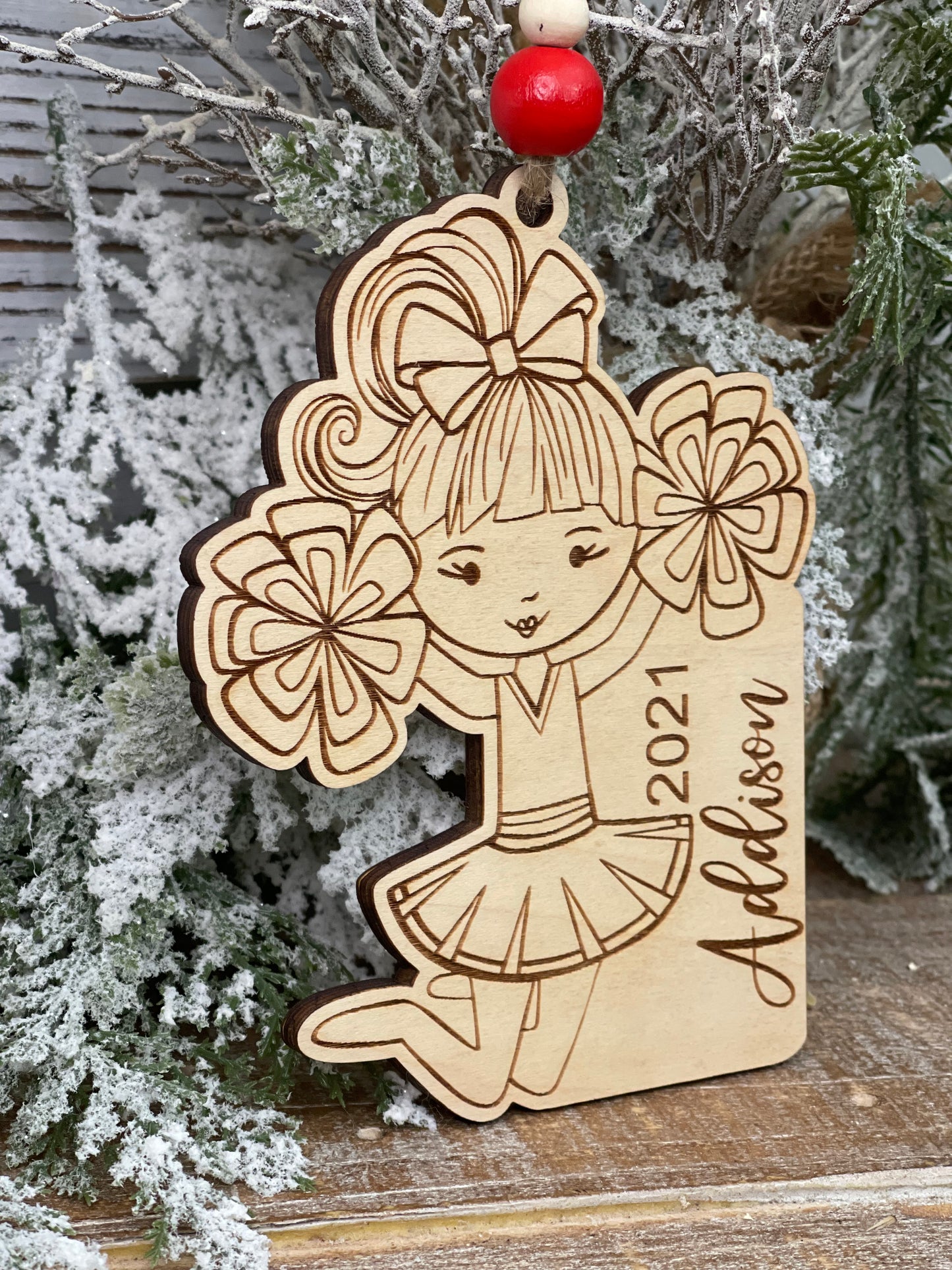 Cheerleader Ornament