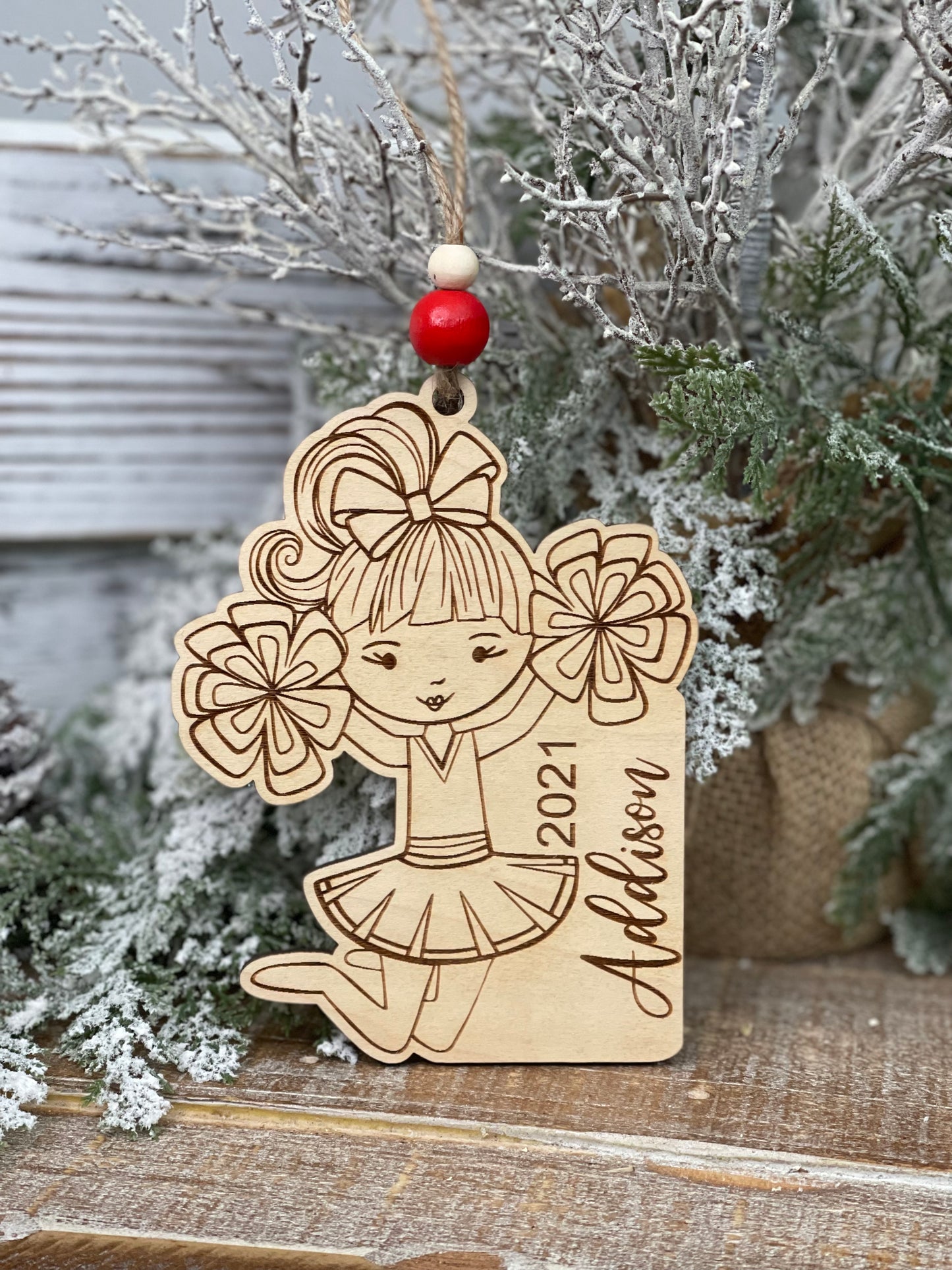 Cheerleader Ornament