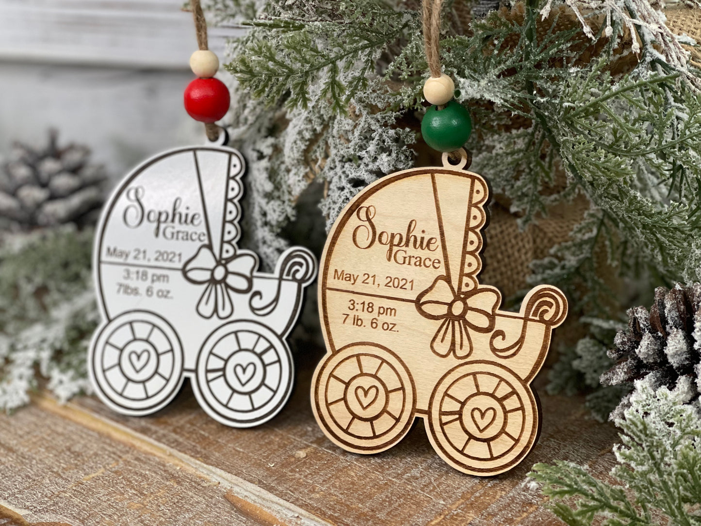 Baby Carriage Ornament