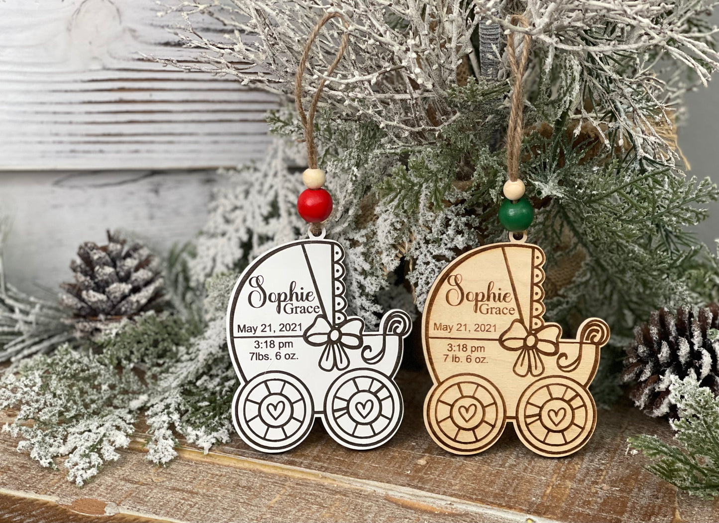 Baby Carriage Ornament