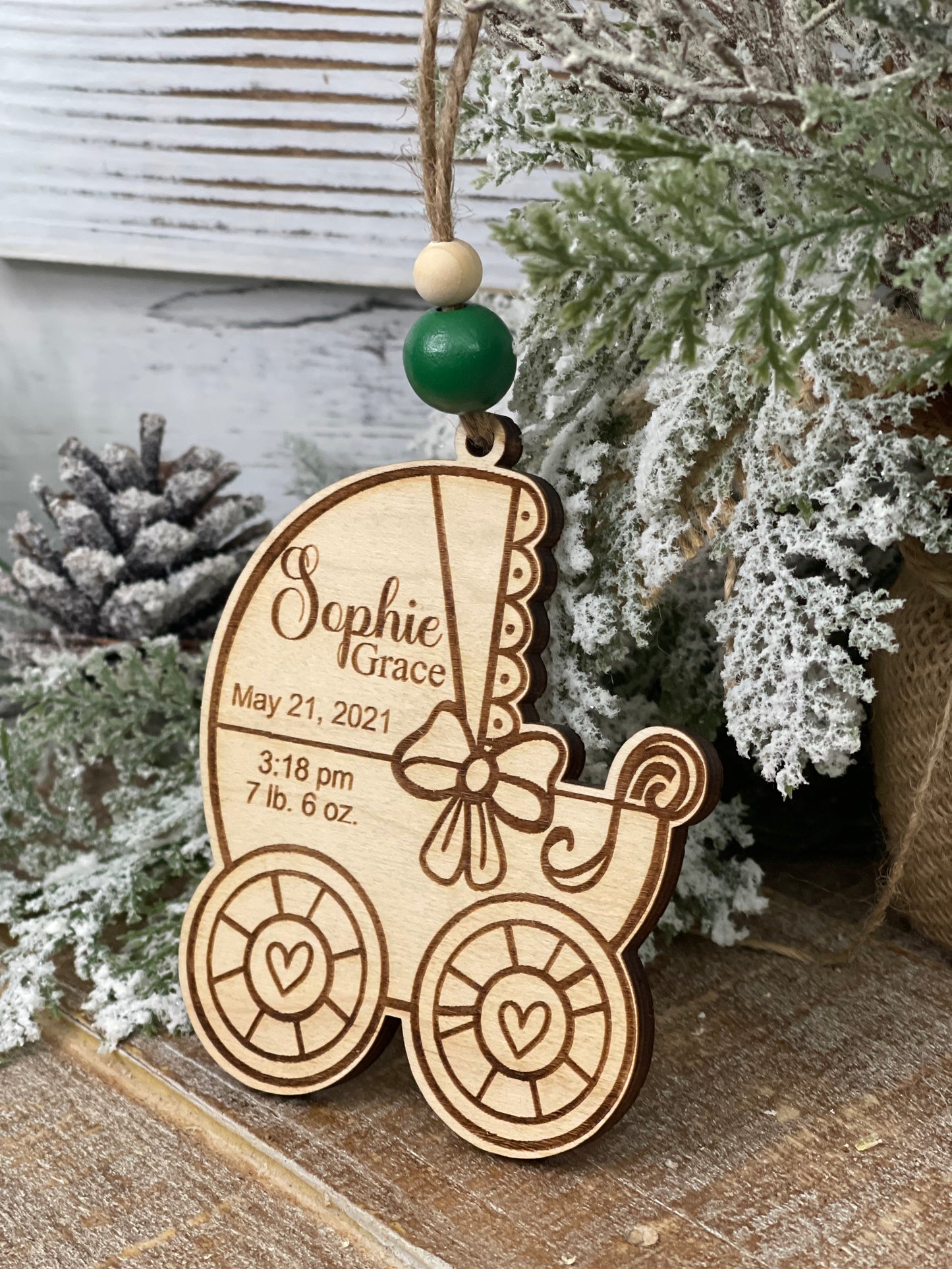 Baby Carriage Ornament