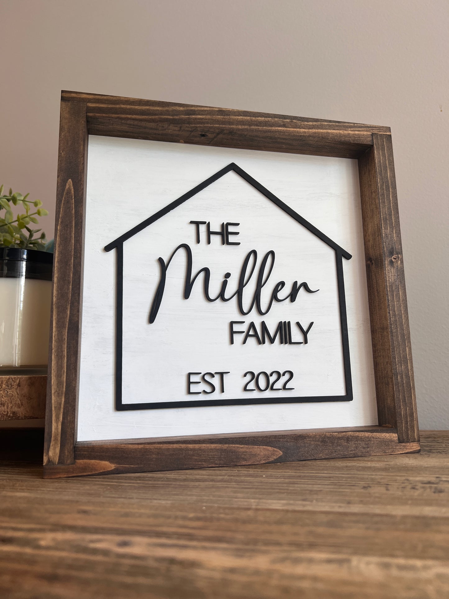 Family Home Sign
