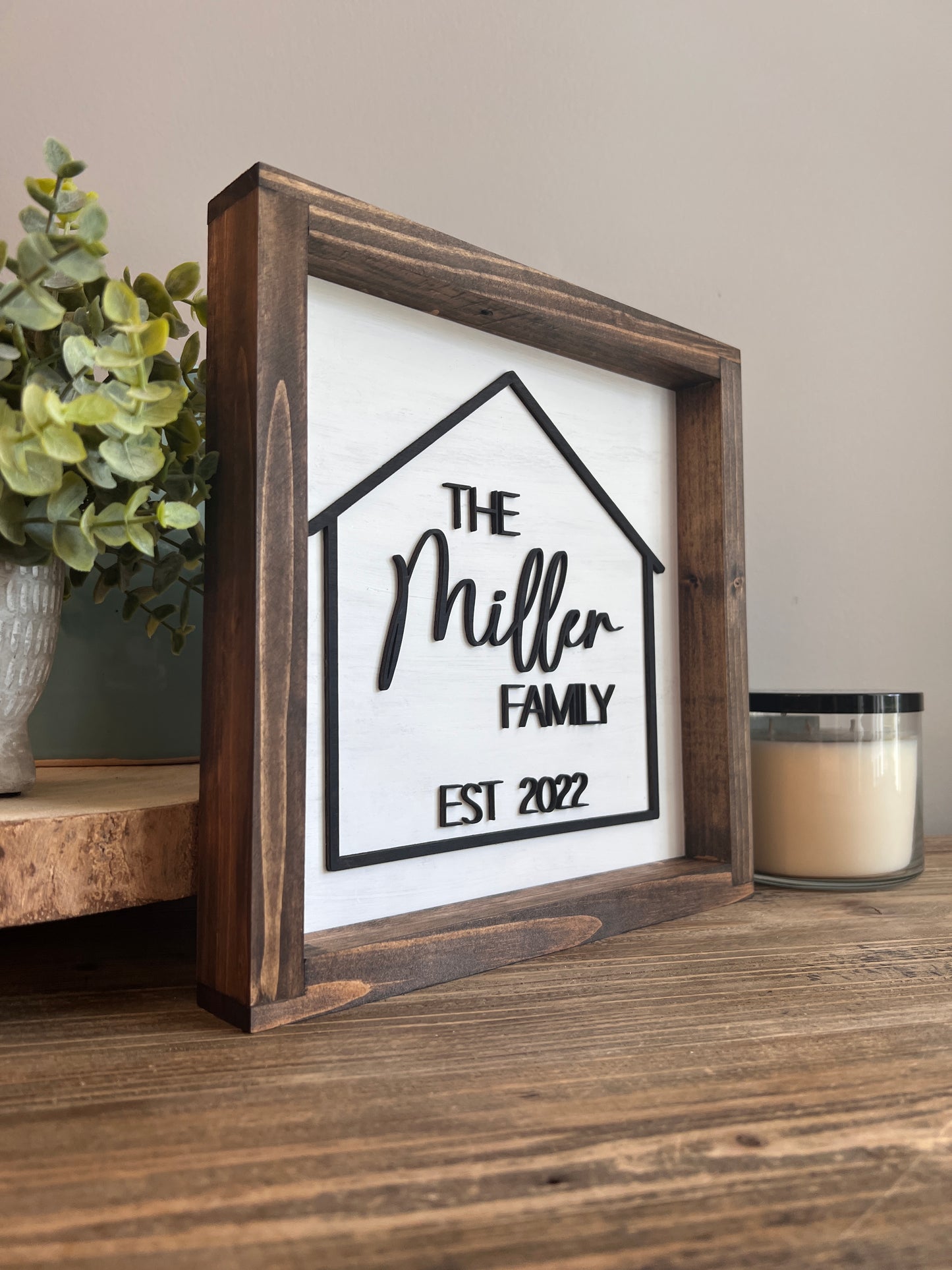 Family Home Sign