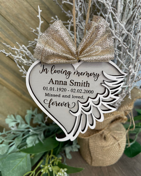 Custom Memorial Ornament