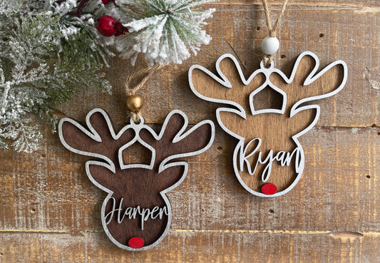 Custom Reindeer Tag