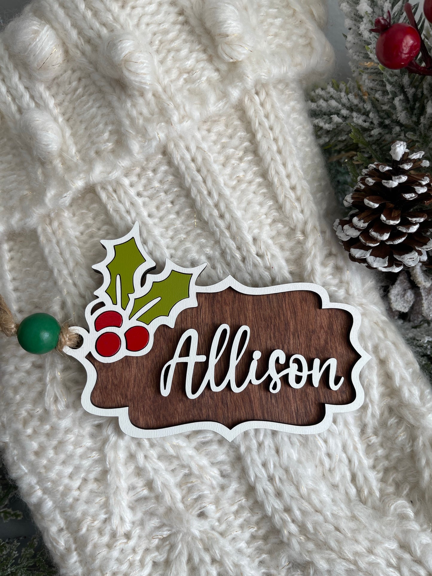 Berry Stocking Tag