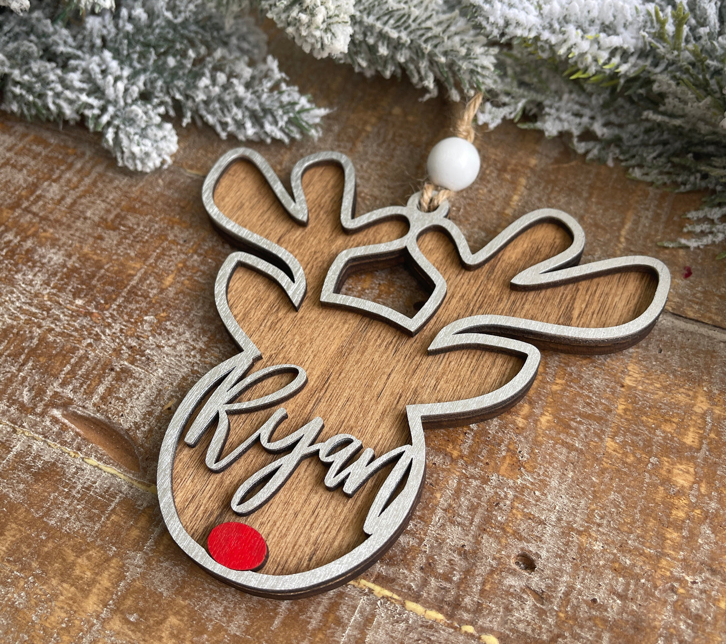 Custom Reindeer Tag