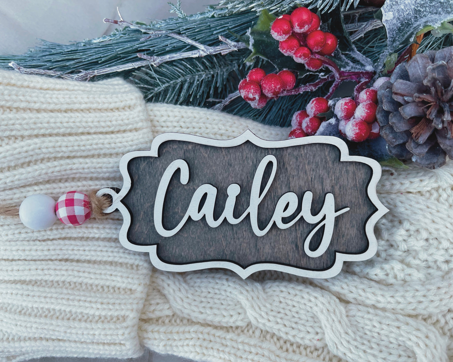 Simple Stocking Tag