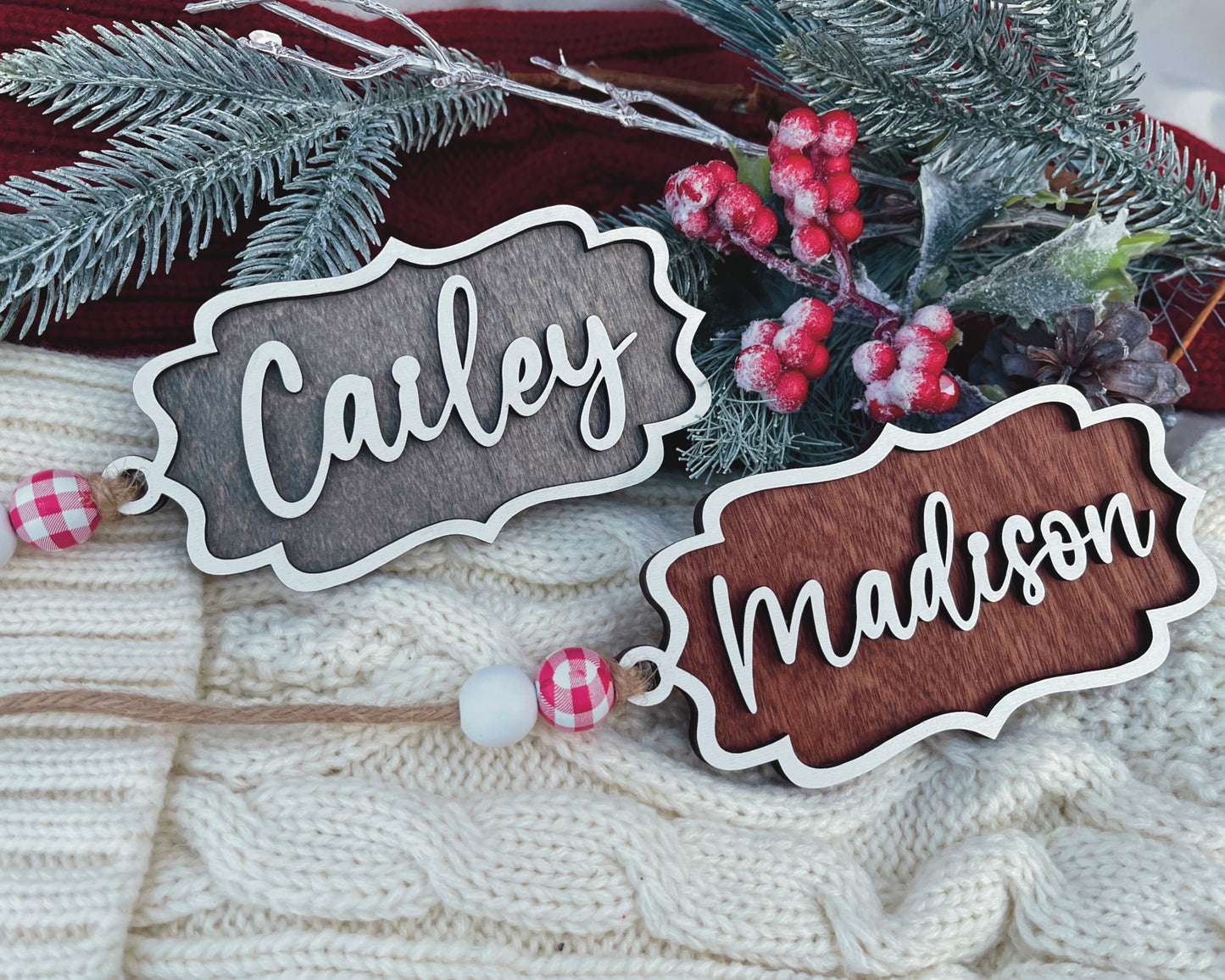 Simple Stocking Tag