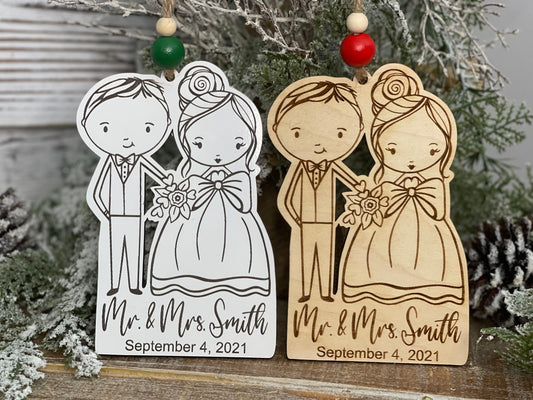 Bride & Groom Ornament