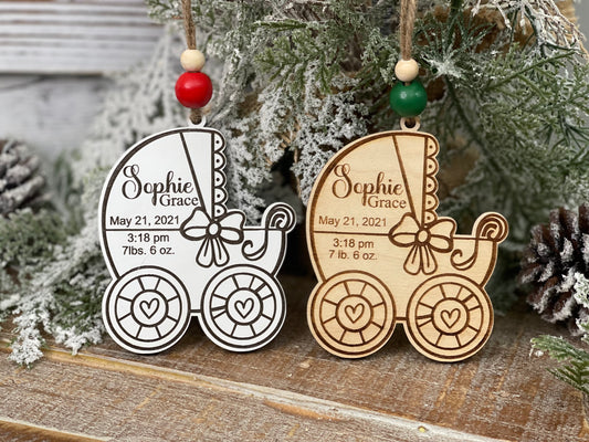 Baby Carriage Ornament