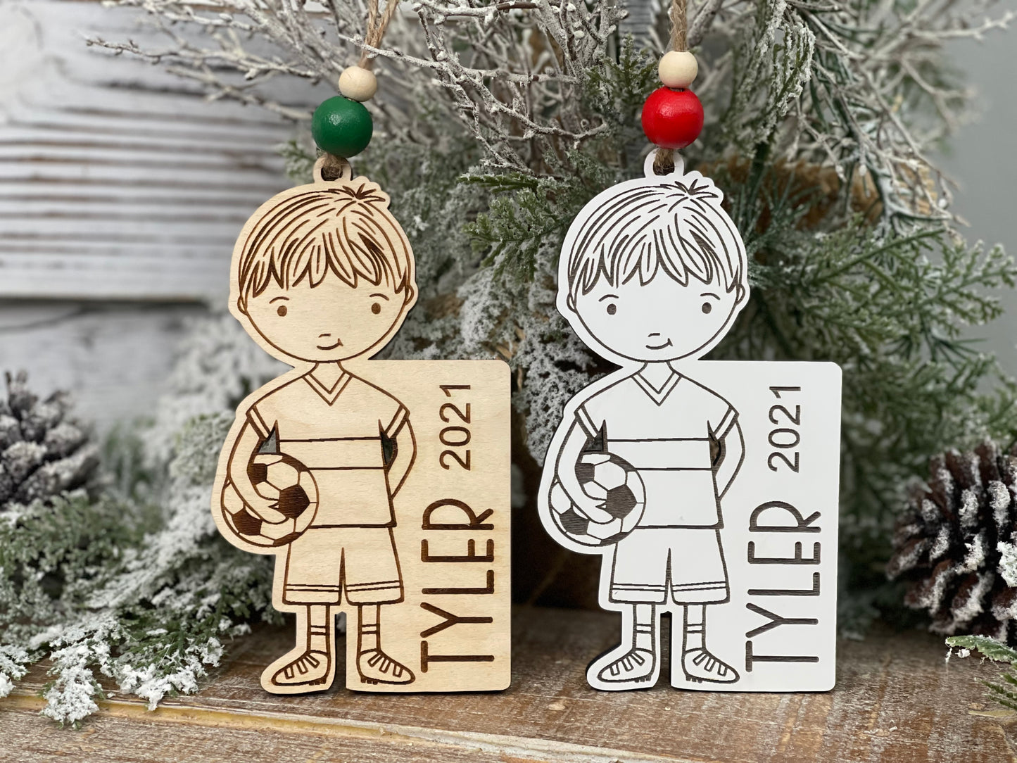 Soccer Boy Ornament