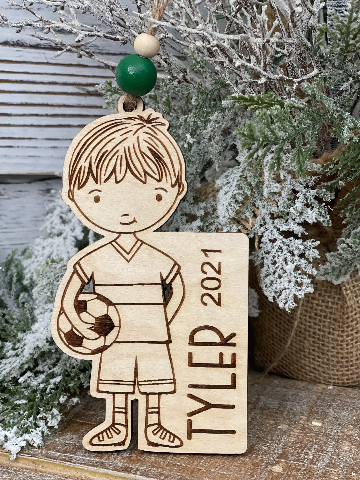 Soccer Boy Ornament