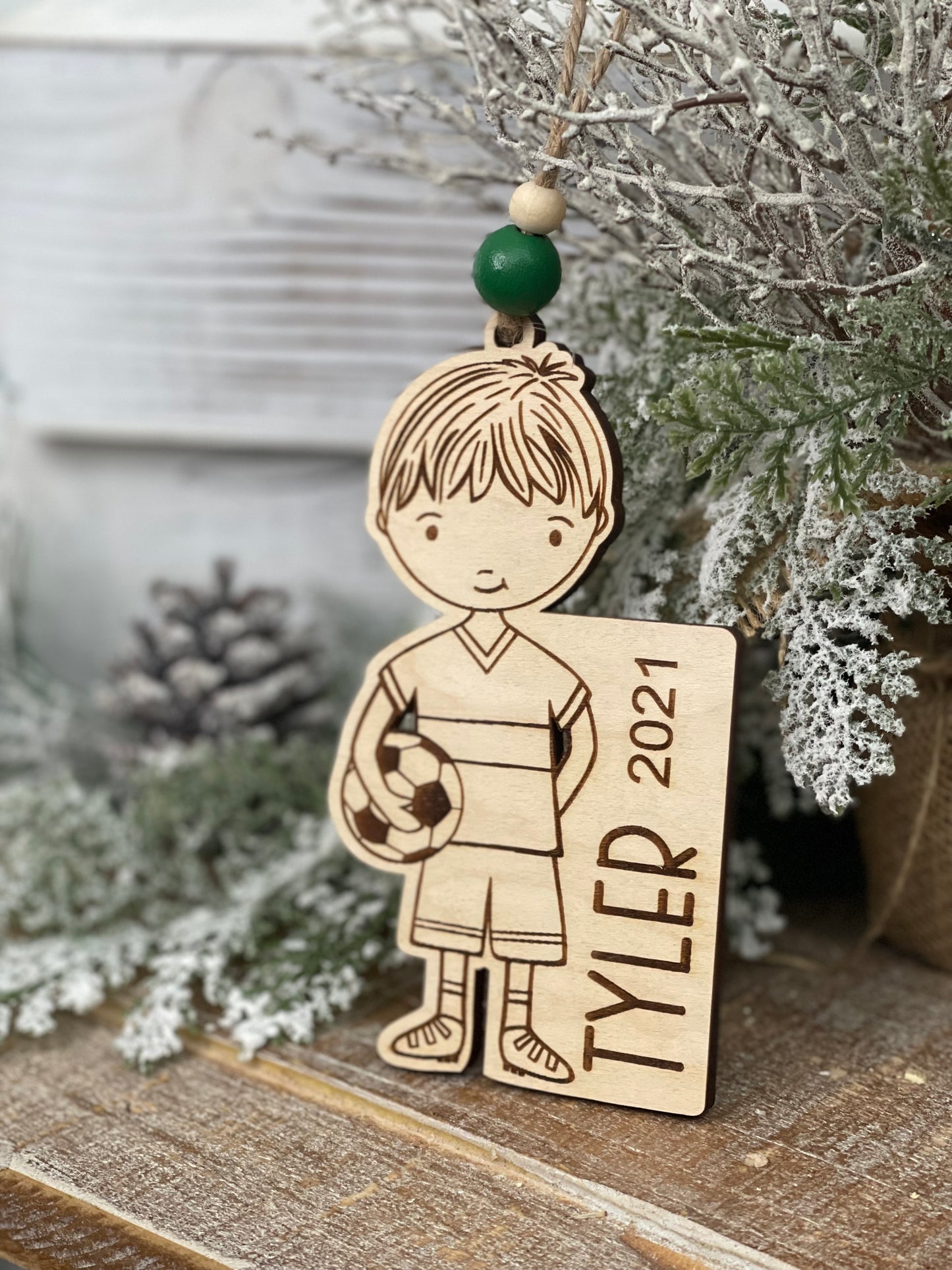 Soccer Boy Ornament