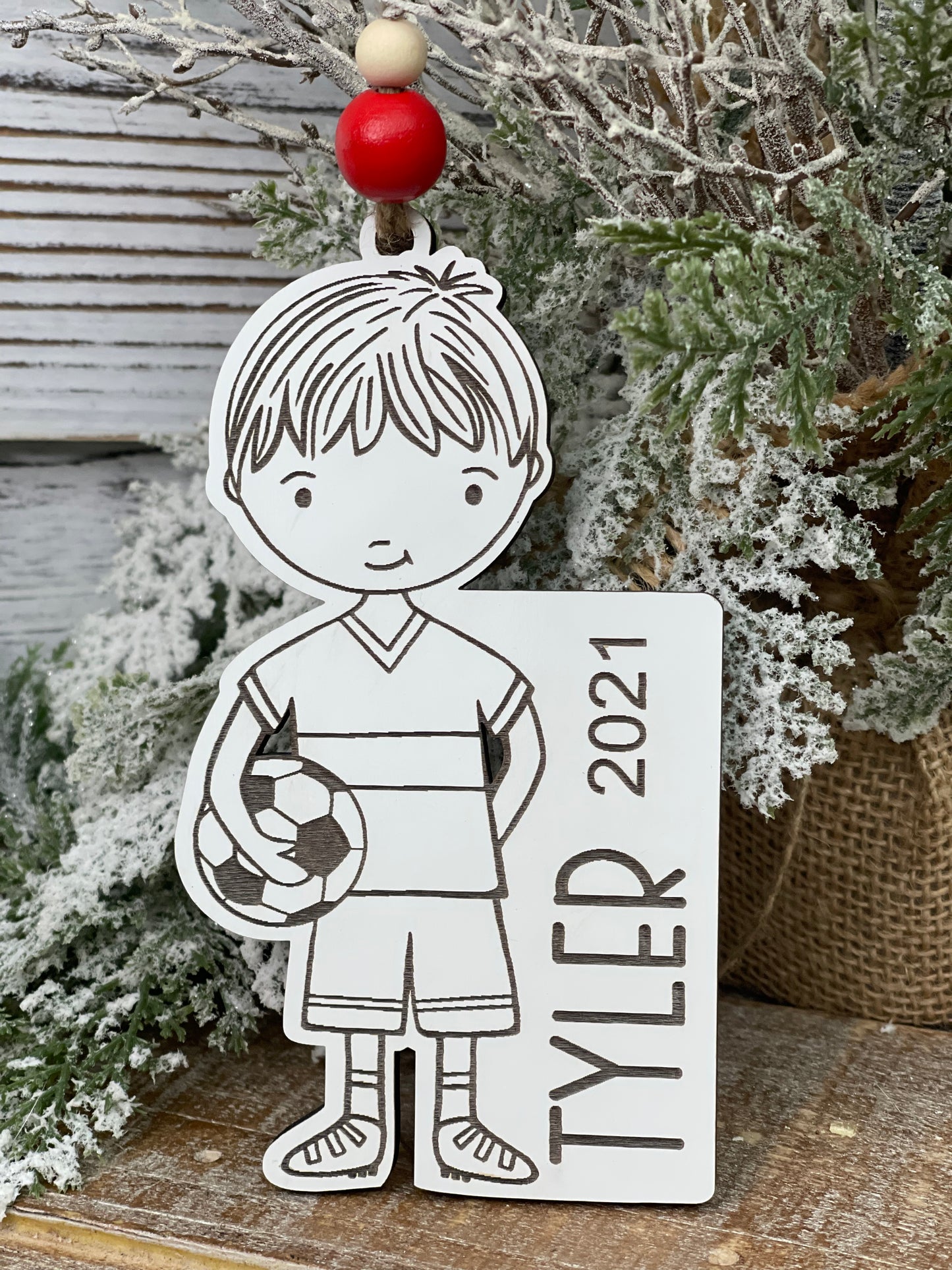 Soccer Boy Ornament