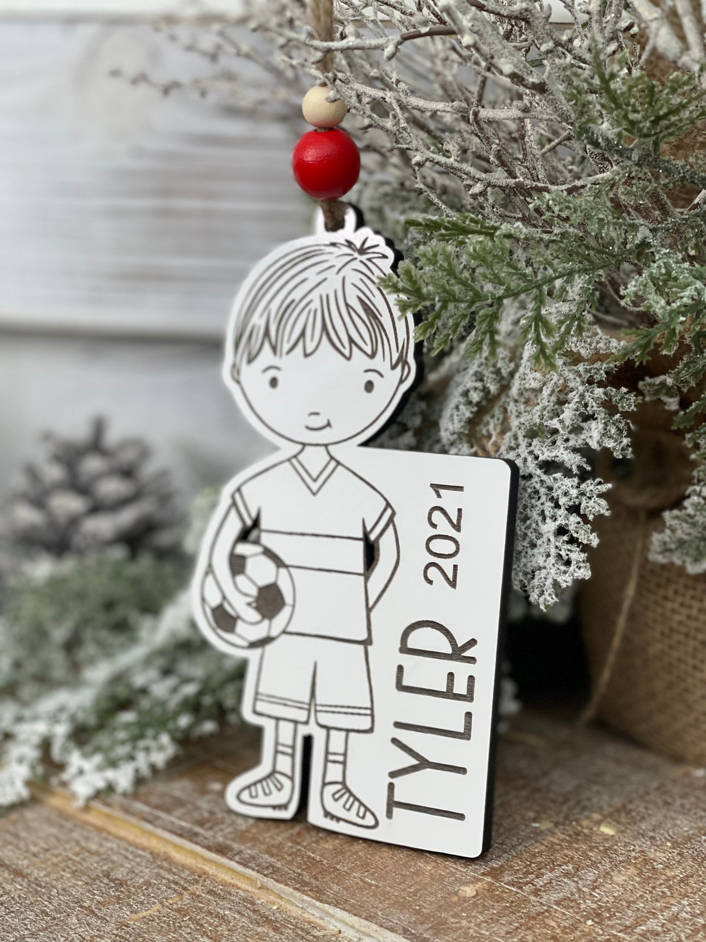 Soccer Boy Ornament